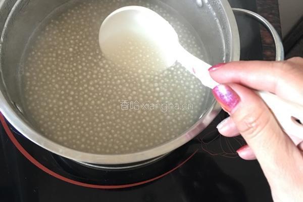 紫薯西米露的做法图解5