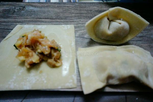 冬笋鲜肉云吞的做法图解8