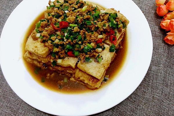 肉沫千叶豆腐的做法图解12