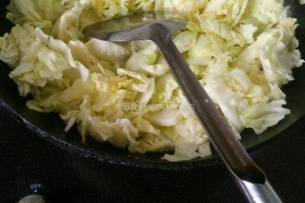 包菜炒肉片的做法图解8