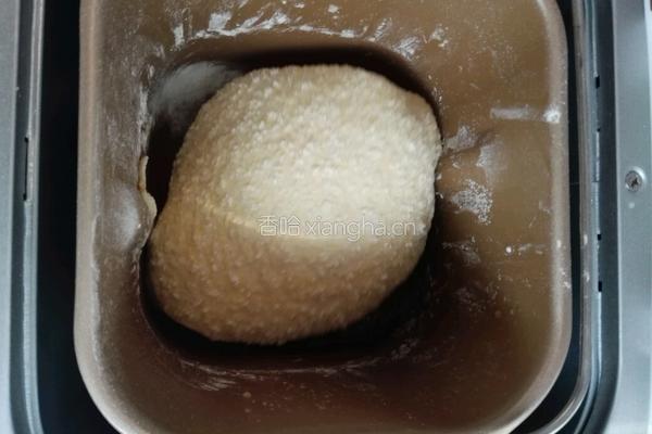 面包机微波炉低糖奶香窝窝头的做法图解2