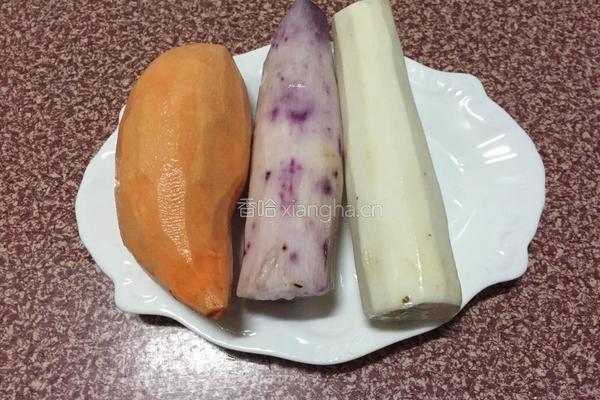 淮山蕃薯甜汤的做法图解1