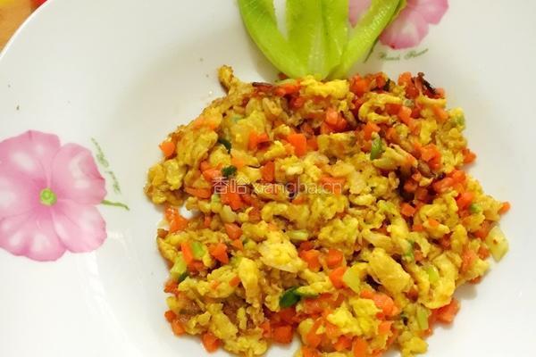 虾皮胡萝卜鸡蛋碎（宝宝高钙高蛋白食谱）的做法图解5