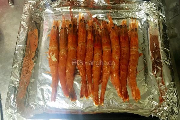 蜜汁开背大虾的做法图解3