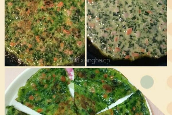 韭菜鸡蛋饼的做法图解4