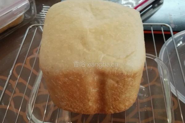低糖椰香土司的做法图解7