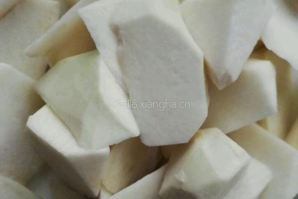 香橙冰糖蒸地瓜的做法图解2