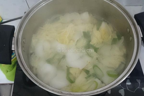 大白菜百叶包汤的做法图解6