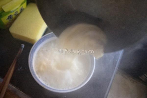 甜酒冲蛋（漂亮）蛋花～街边版的做法图解5