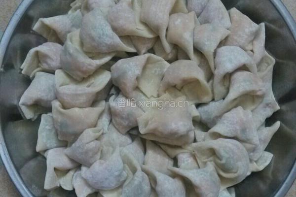 菜心馄饨汤的做法图解4