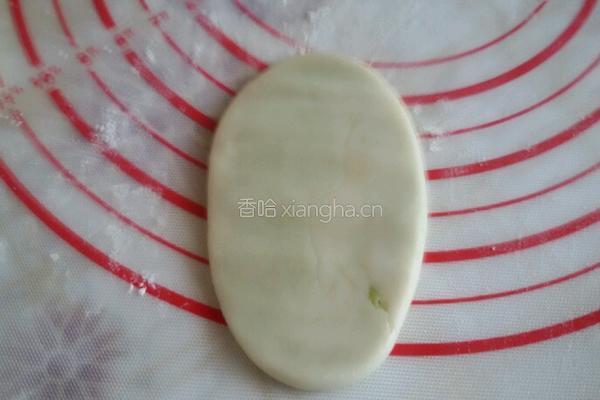 抹茶红豆奶黄酥的做法图解14