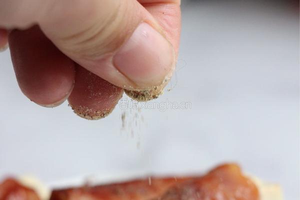 培根芝士豆腐卷的做法图解6