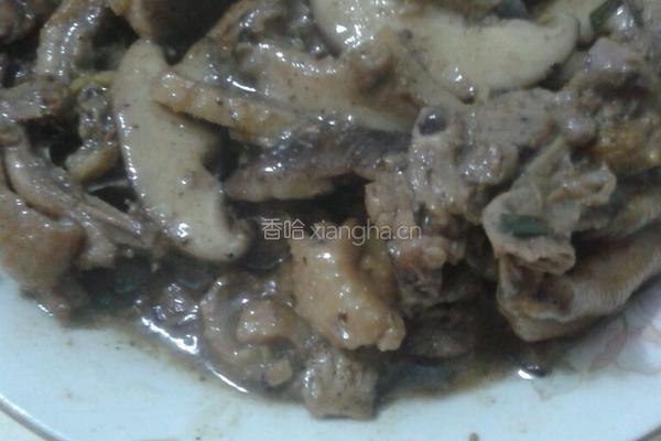 香菇炒滑鸡