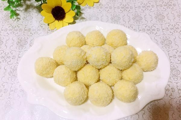 黄金椰丝球的做法图解12