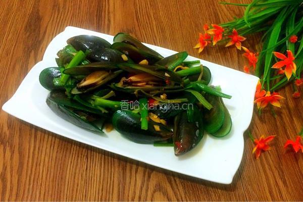 蒜香海虹的做法图解8