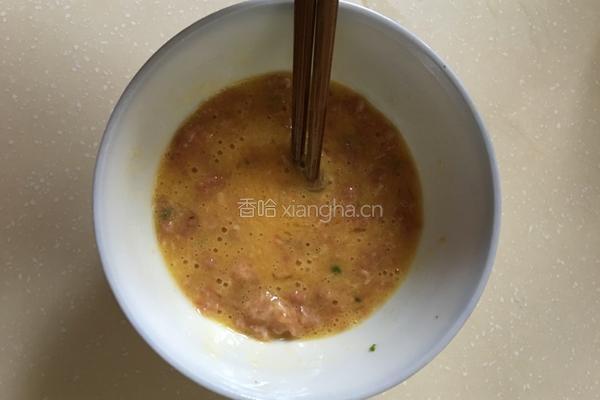 肉末蒸蛋的做法图解4