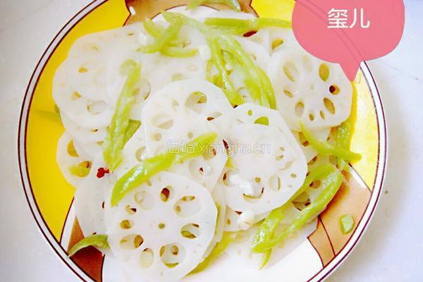 素炒莲菜