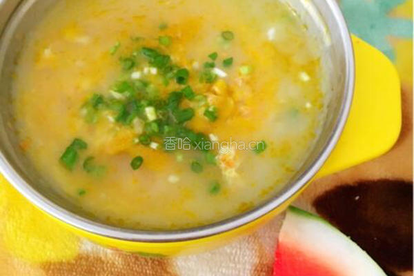 胡萝卜鸡蛋米汤羹（宝宝食谱）的做法图解9