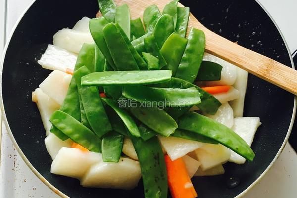 杂菜炒山药的做法图解5