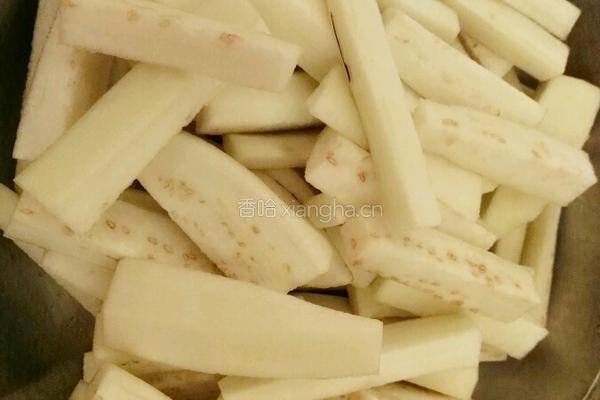 蚝汁茄子的做法图解3