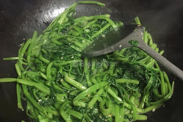 腐乳炒通菜的做法图解5