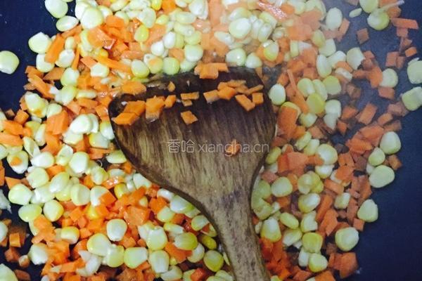 玉米胡萝卜肉末的做法图解7