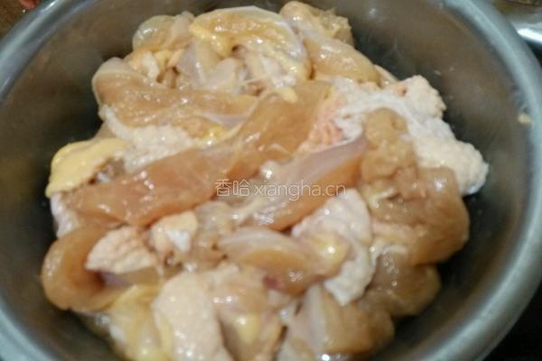 炸鸡肉条的做法图解2