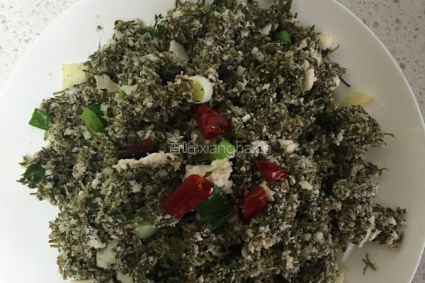 白蒿蒸菜的做法图解8