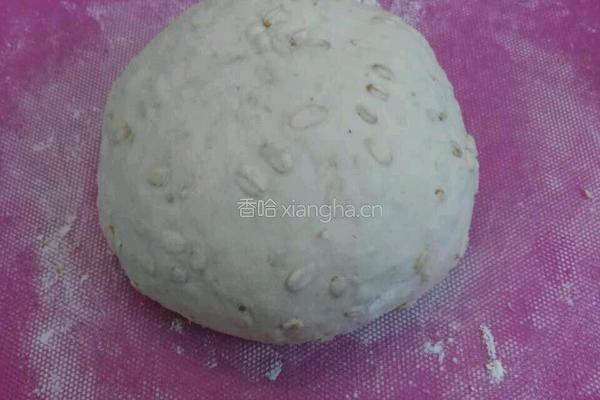 低糖燕麦片炫彩蜜豆土司的做法图解4