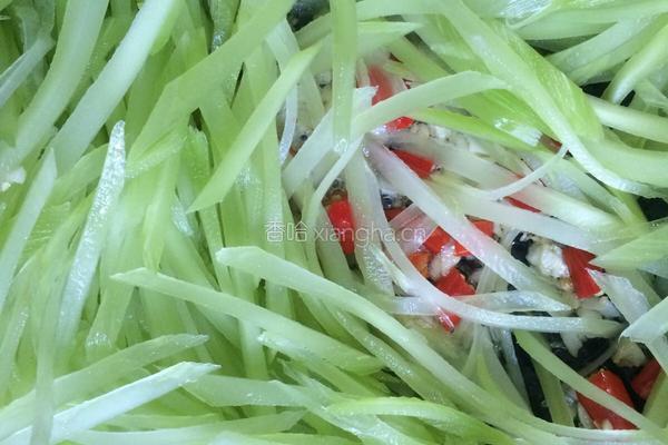 酸辣莴苣丝的做法图解5