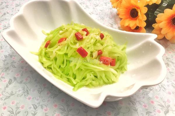 酸辣莴苣丝的做法图解7