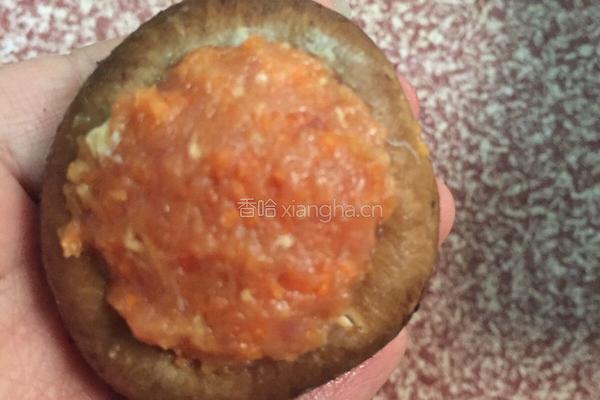 香菇酿肉的做法图解6
