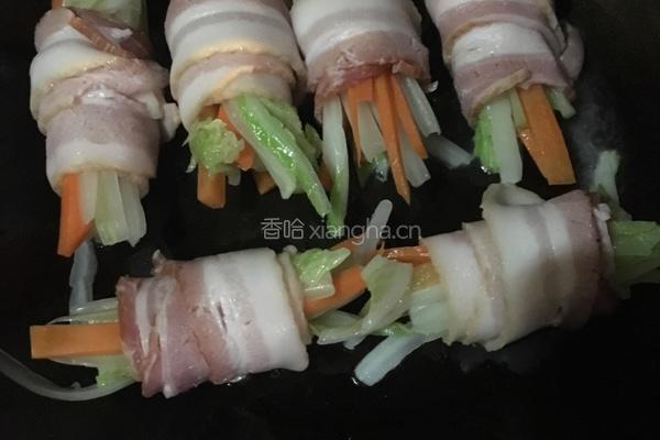 时蔬培根生菜卷的做法图解5