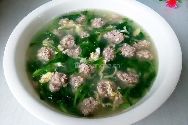 青菜肉圆汤的做法图解5
