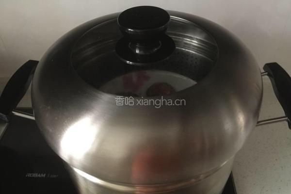 油菜酿香菇的做法图解9