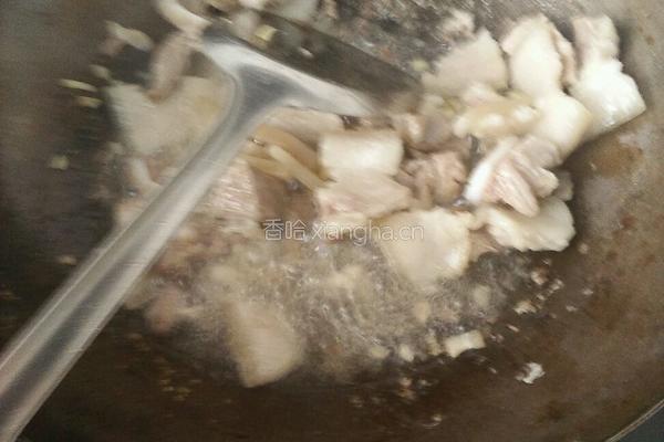 肉炒千张的做法图解4