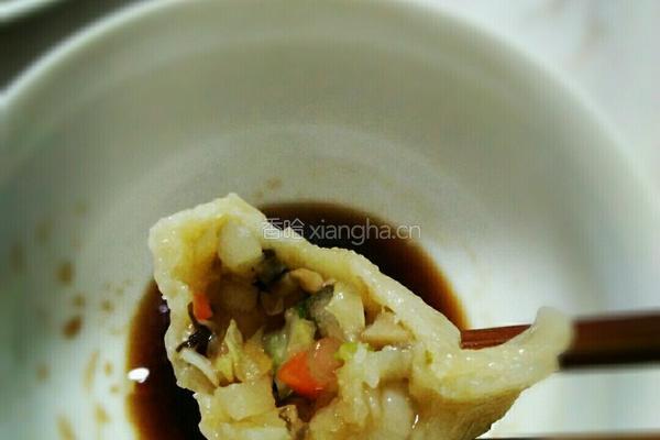家常素馅饺子的做法图解6