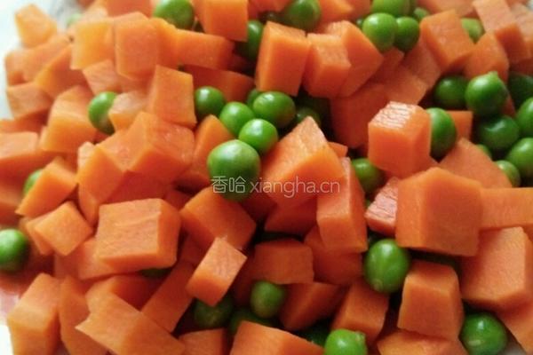 萝卜豌豆炒肉末的做法图解2