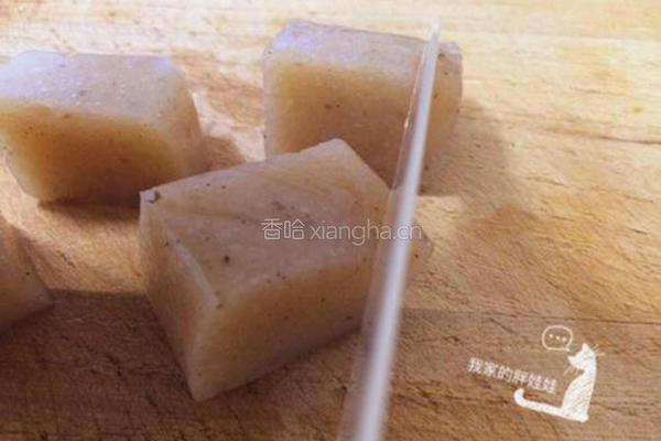 香辣魔芋煎的做法图解4