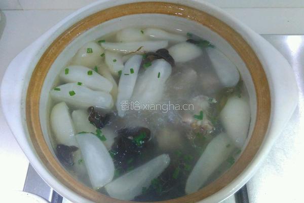 萝卜木耳排骨汤的做法图解9