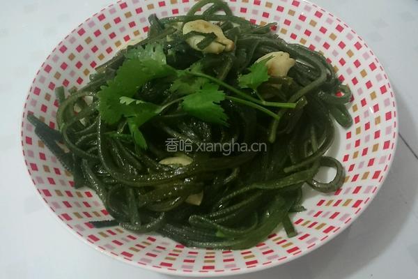 大蒜海带的做法图解6