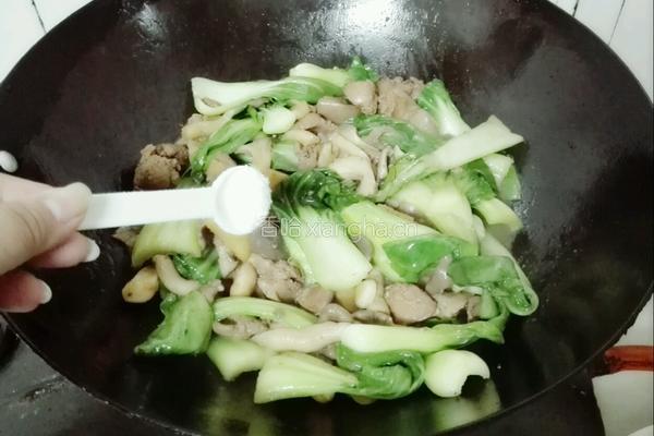 袖珍菇鸡肝的做法图解8