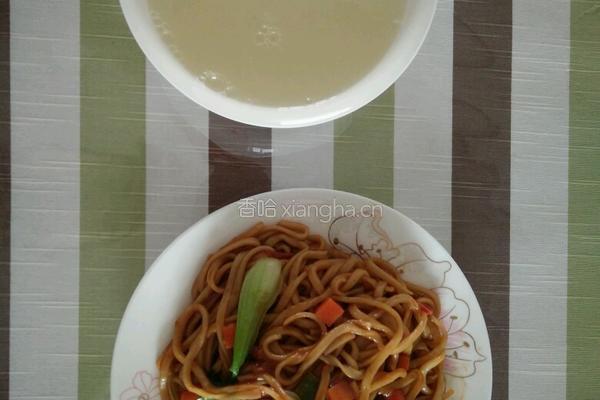 蚝油茄汁拌面的做法图解10
