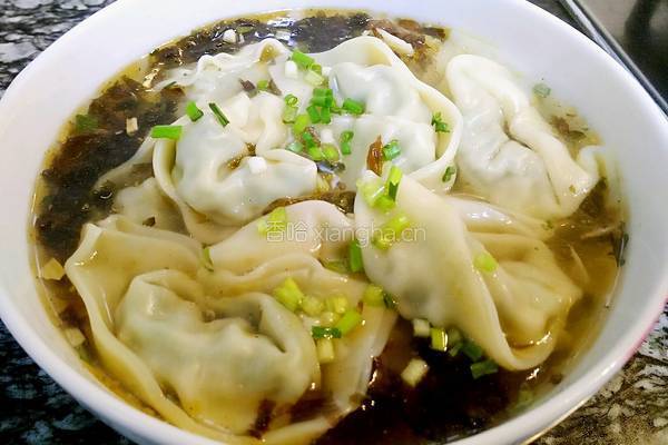 荠菜虾肉大馄饨的做法图解12