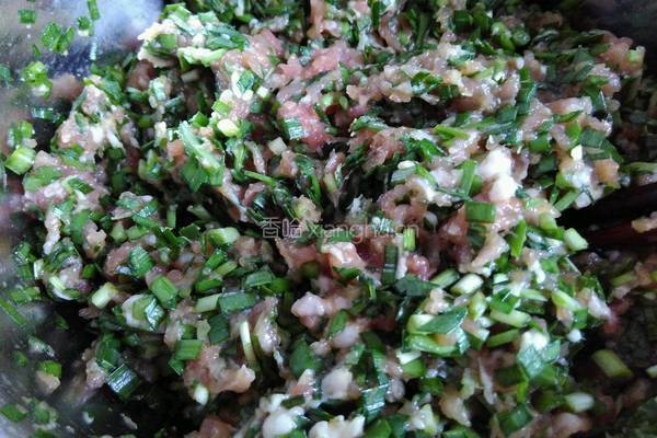 韭菜猪肉馅饺子的做法图解5