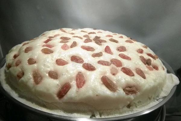 葡萄干发糕的做法图解8