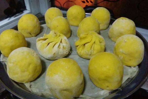 南瓜豆包的做法图解9