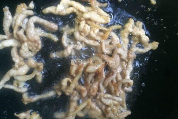 香干炒肉的做法图解6