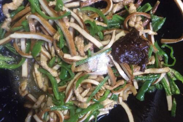 香干炒肉的做法图解10