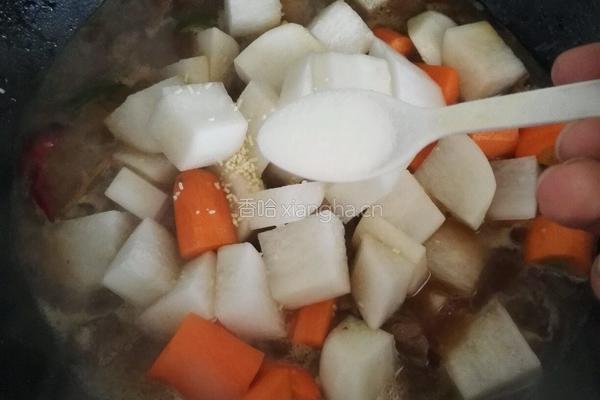 红焖羊肉萝卜的做法图解16